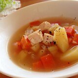 簡単ポカポカ豆腐スープ